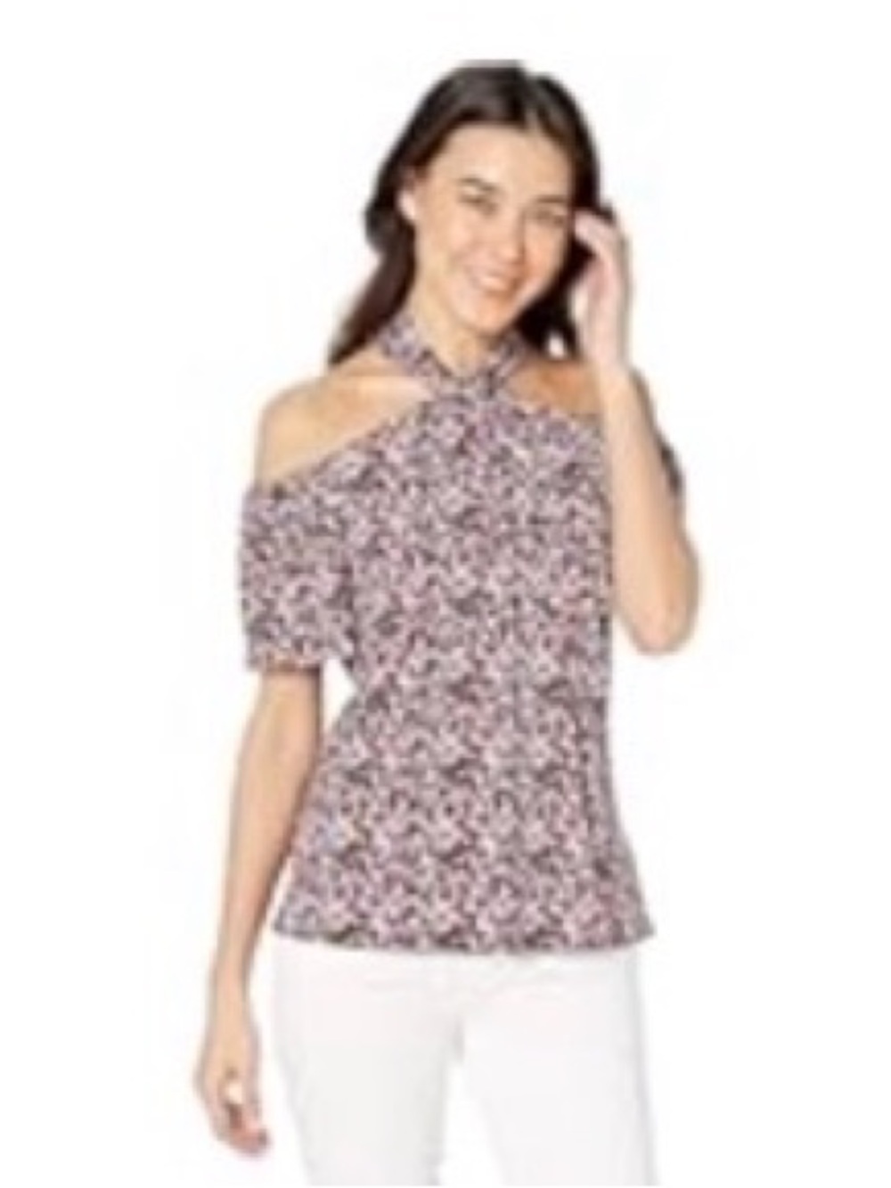 Michael, Michael  KORS Cold Shoulder Sexy Top - XL